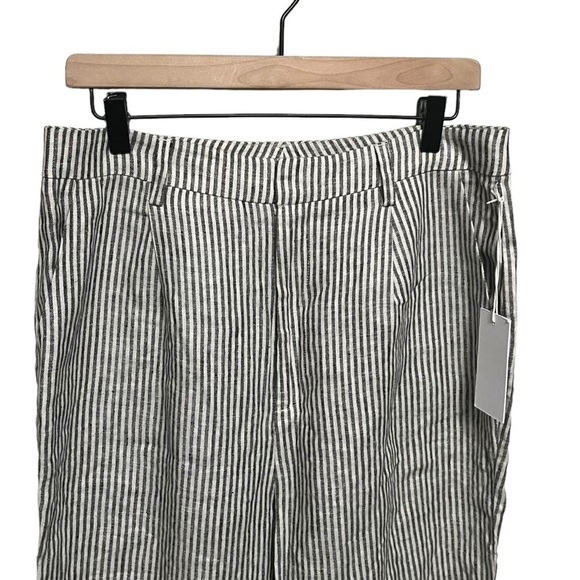 NWT Reformation Stripe Linen Cello Wide Leg Pants - Picture 4 of 10